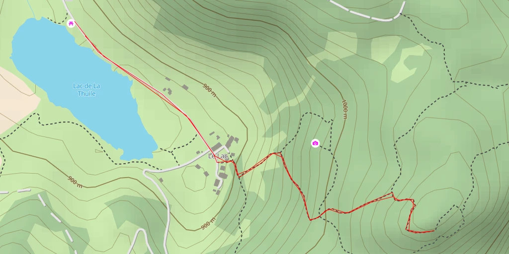 Map of the trail for Rochefort