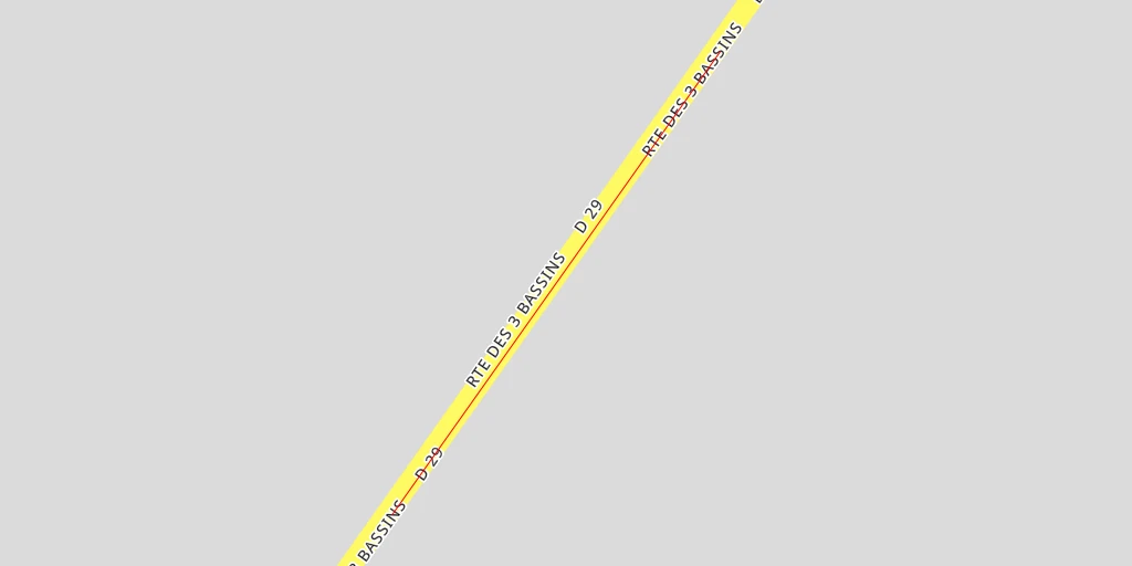 Carte de l'itinéraire :  Route des 3 Bassins - Villaroux
