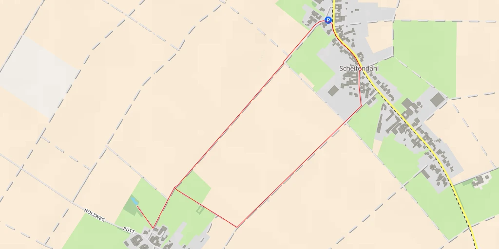 Map of the trail for Pütt - Pütt