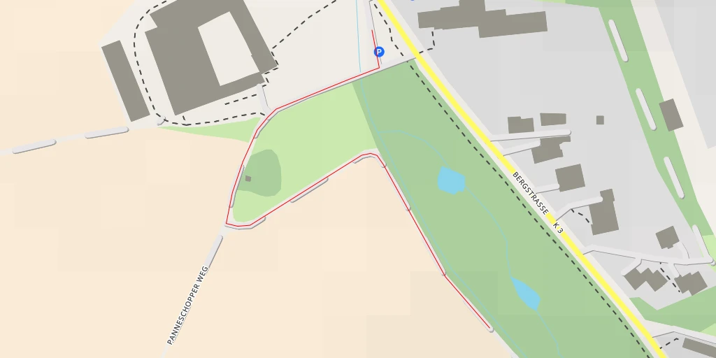 Map of the trail for Bergstraße