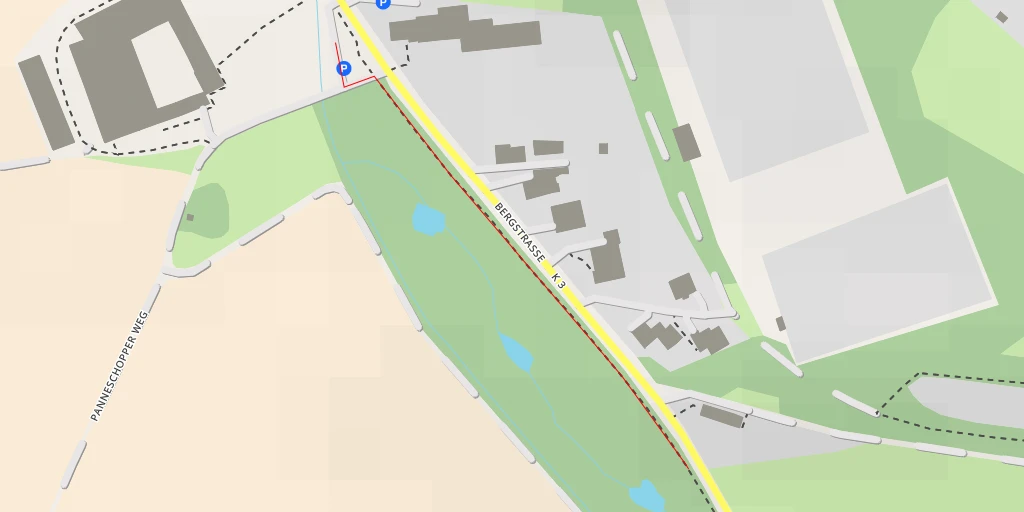 Map of the trail for Bergstraße