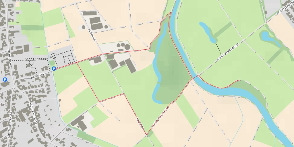 Map of the trail for Schützenstraße - Schützenstraße