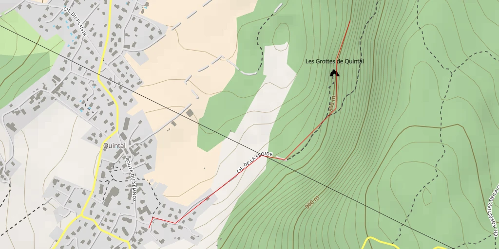 Map of the trail for Quintal [Dry-tooling] R2D2