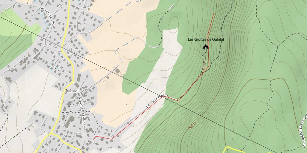 Map of the trail for Quintal [Dry-tooling] Sid