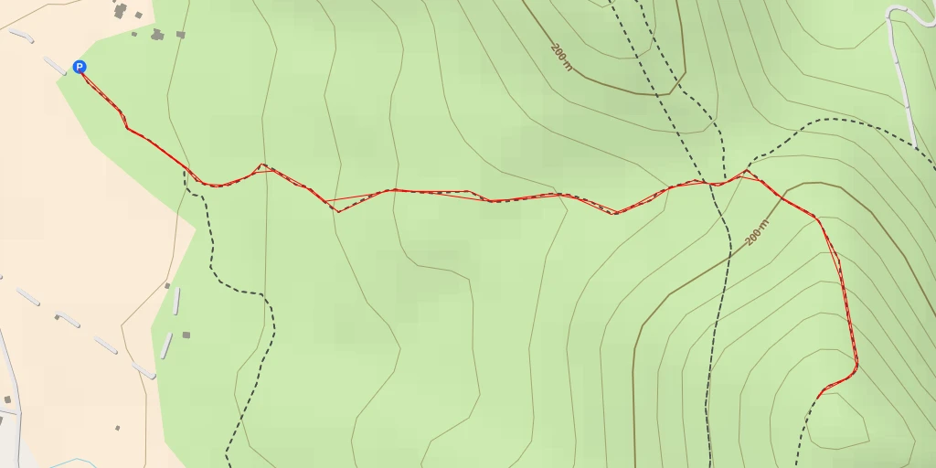 Map of the trail for La Bouisse