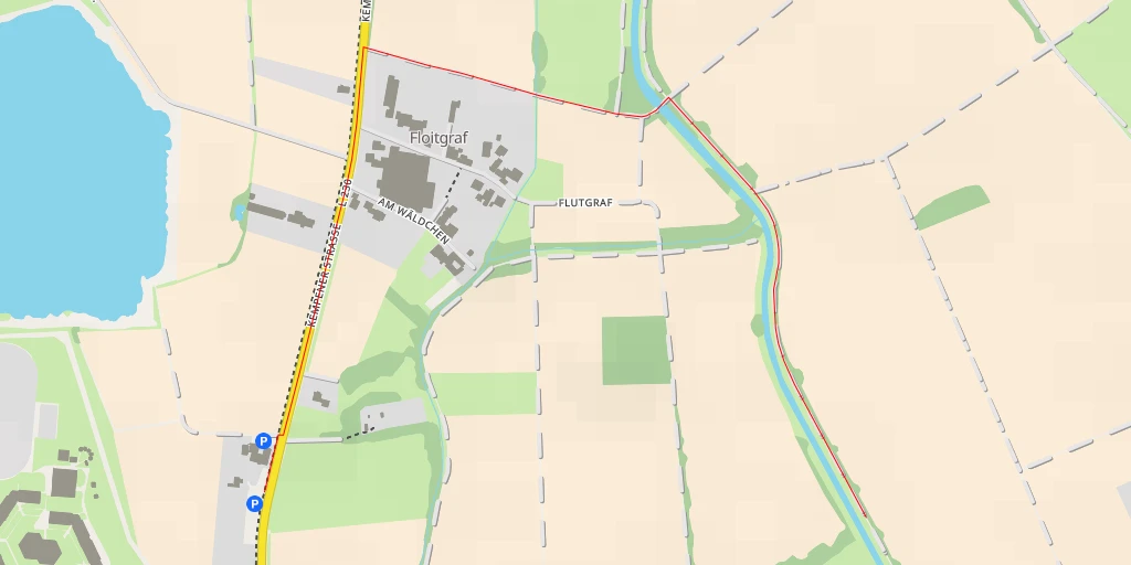 Map of the trail for Kläranlage - Wassenberger Straße