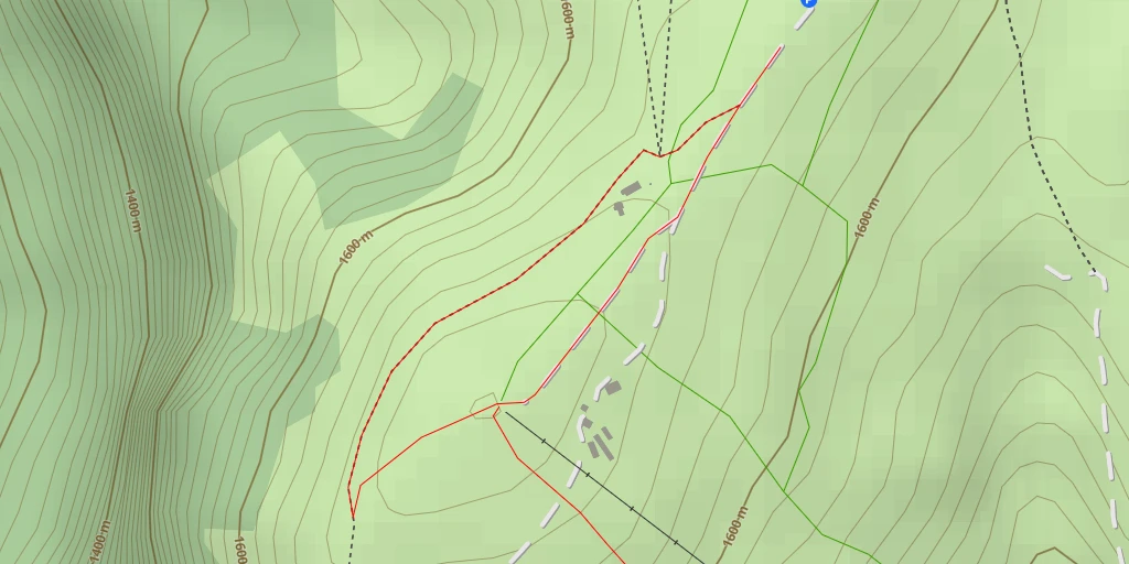 Map of the trail for Décollage FFVL deltaplane du Semnoz