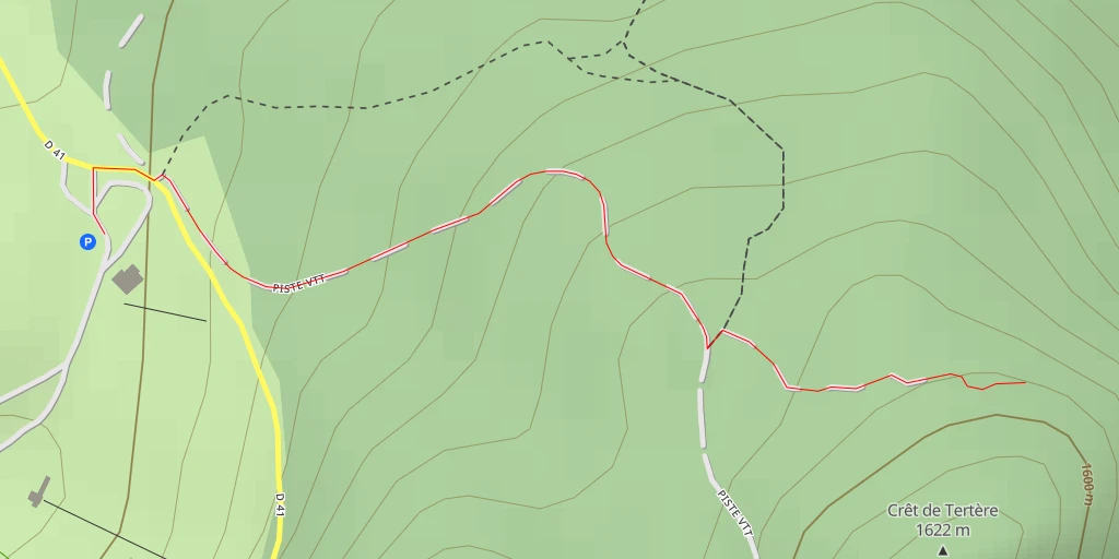 Map of the trail for D 41