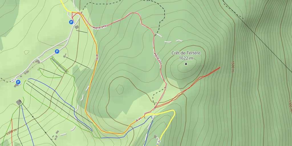Map of the trail for D 41