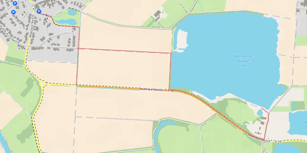 Map of the trail for Rurtalstraße - Rurtalstraße