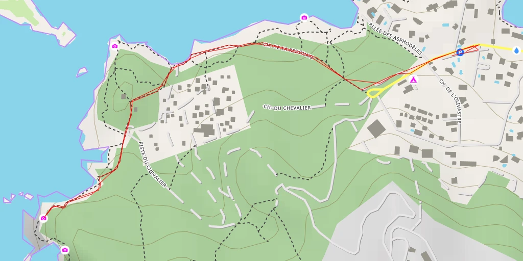 Map of the trail for Presqu'Île de Giens - Chemin de la Bastide