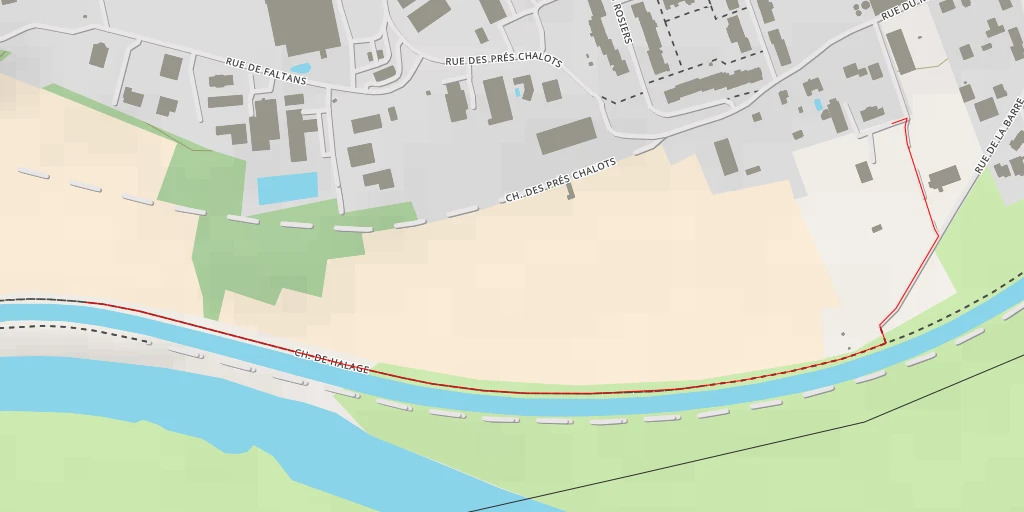 Map of the trail for Chemin de Halage - Chemin de Halage