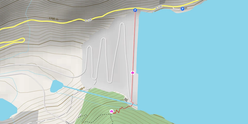 Map of the trail for Vigie - Vaujany