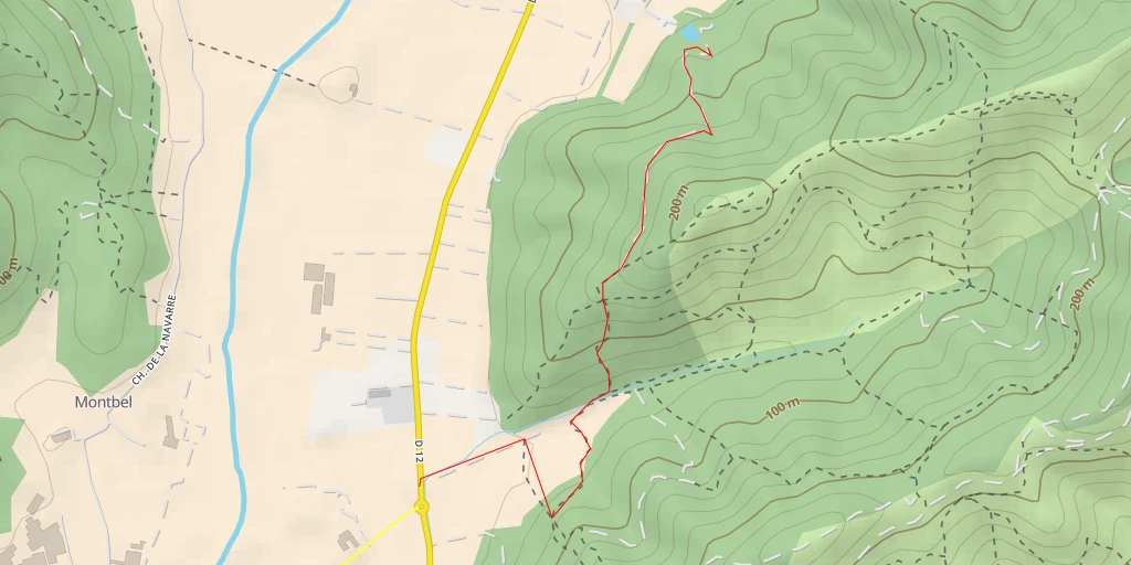 Map of the trail for La Magnanerie de Saint Isidore - Route de Pierrefeu