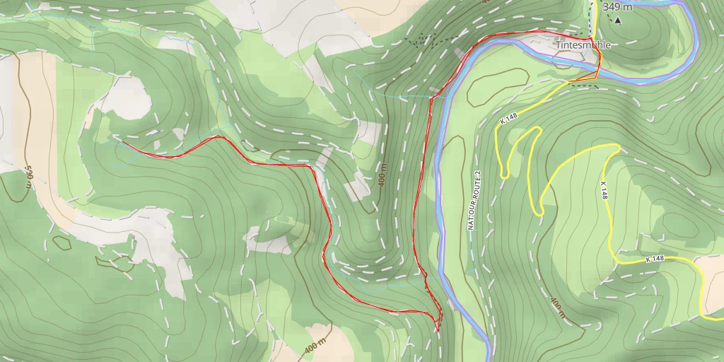 Carte de l'itinéraire :  Weiher Watzeburen - Kierchestrooss