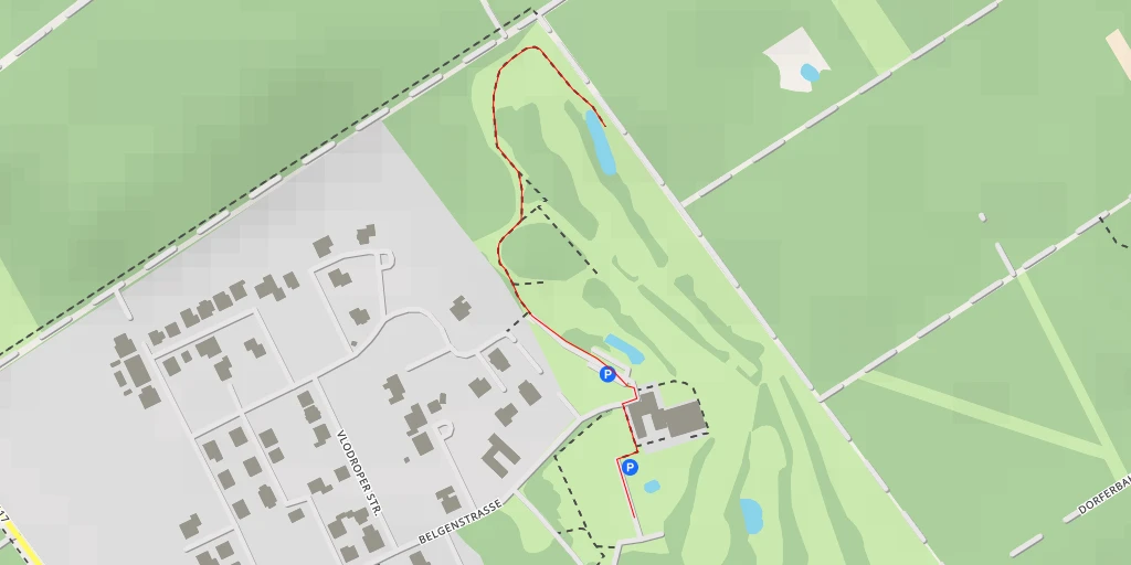 Map of the trail for Golfclub Residenz Rothenbach e.V. - Bataverstraße