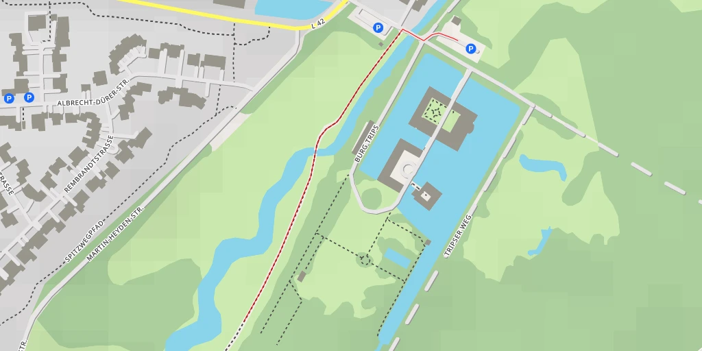 Map of the trail for Martin-Heyden-Straße - Martin-Heyden-Straße