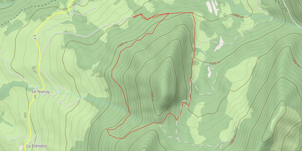 Map of the trail for Chez ballaz Tour du Mont d'Etrier