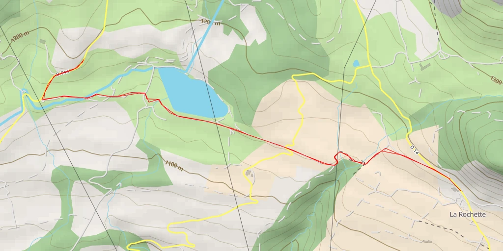 Map of the trail for D 944 - D 944