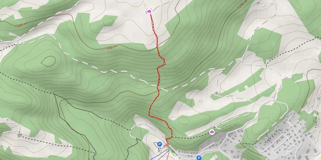 Map of the trail for Route de Basse-Ruche