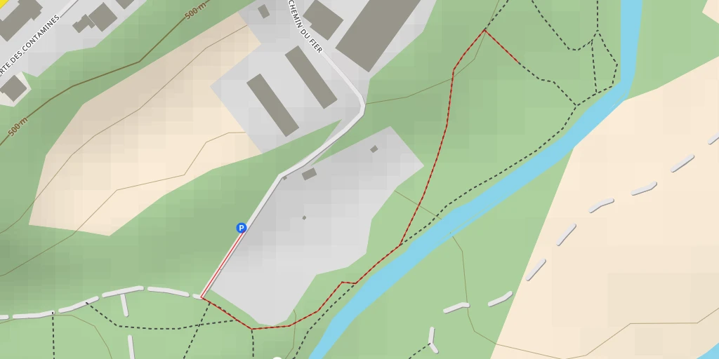 Carte de l'itinéraire :  Plage - Route des Argos - Annecy