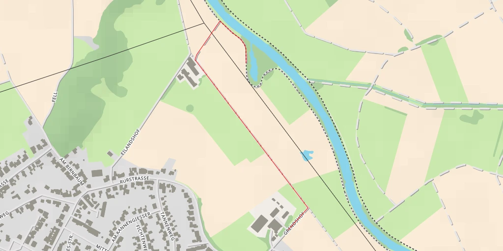 Map of the trail for Eilandshof - Eilandshof