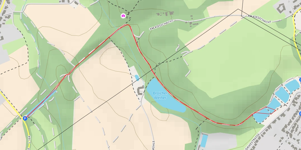 Map of the trail for Mörikestraße