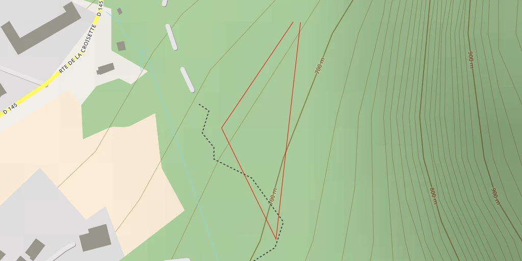 Map of the trail for Salève - Massif du Coin Blocs