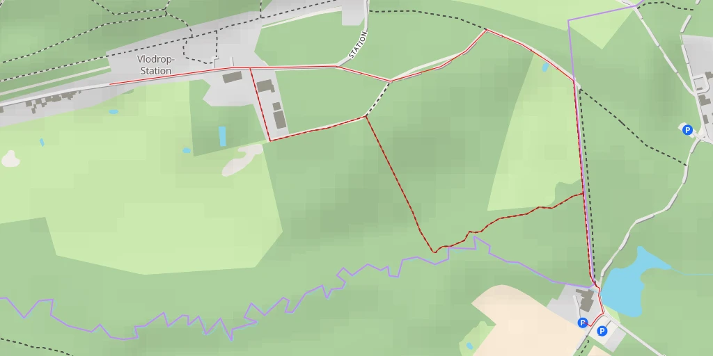 Map of the trail for Boslaan - Boslaan