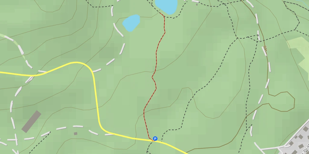 Map of the trail for Chemin du Pont-de-Terre