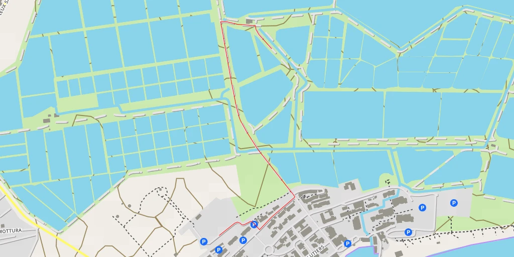 Map of the trail for Espace Nature des Vieux Salins - Levée Saint-Nicolas