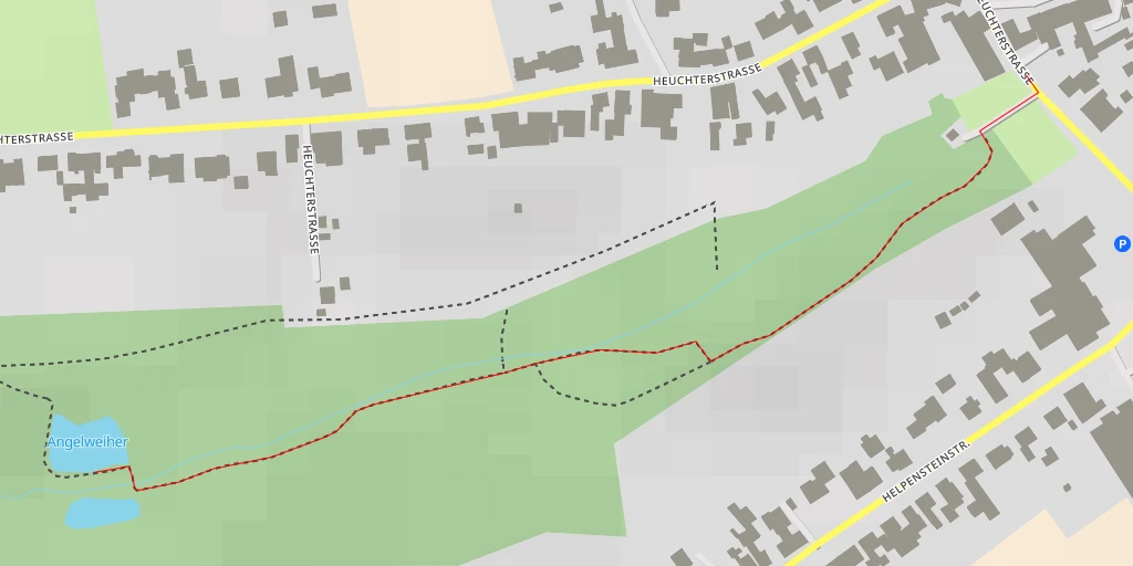 Map of the trail for Heuchterstraße