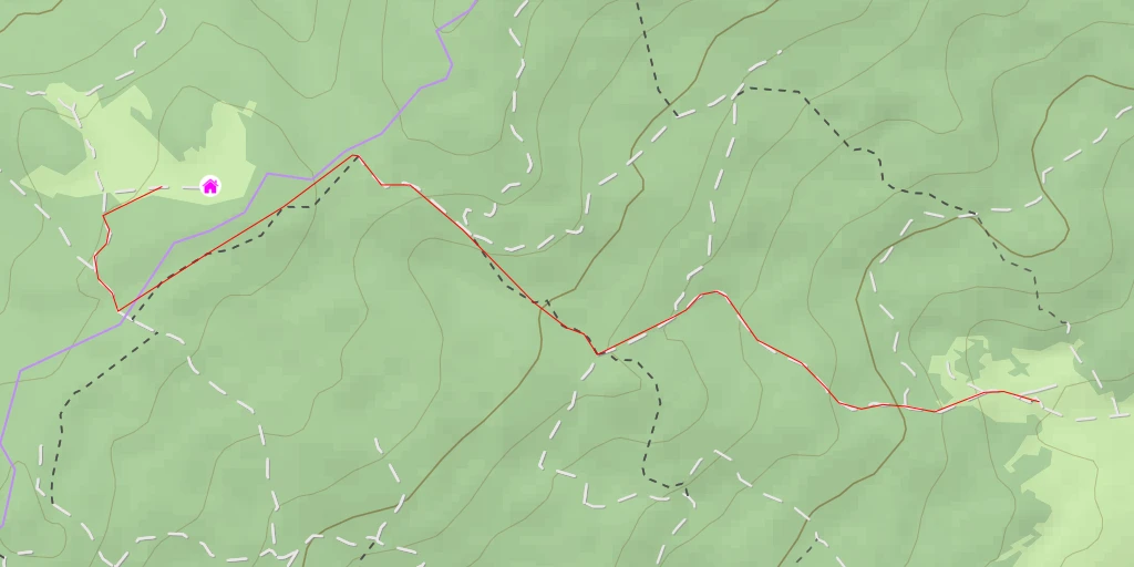 Map of the trail for La Jaique