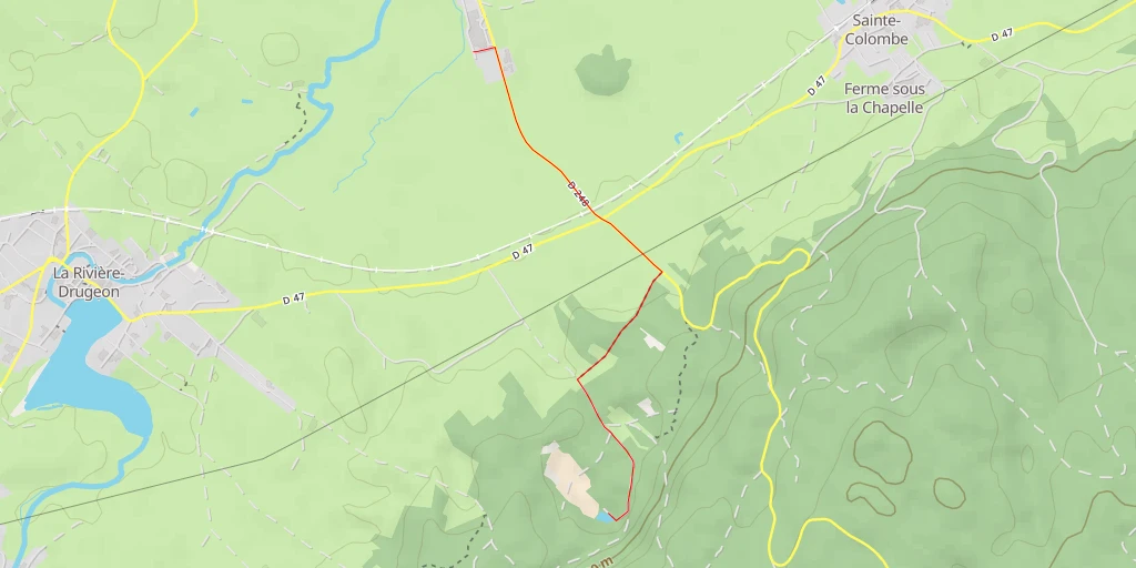 Map of the trail for 25560