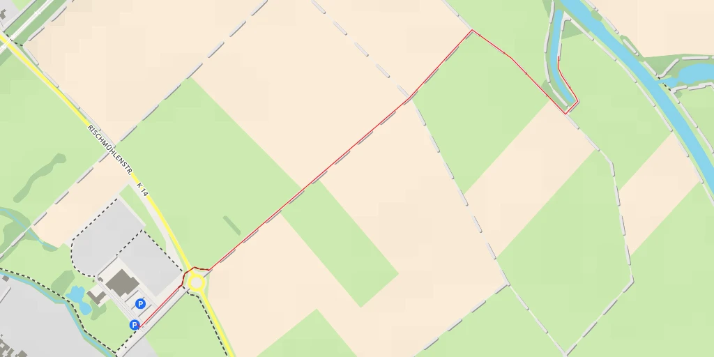 Map of the trail for 96 - Rischmühlenstraße