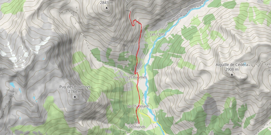 Map of the trail for 05260