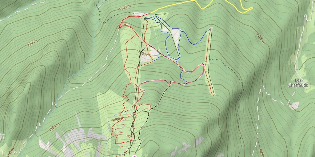 Map of the trail for Sambuy 3