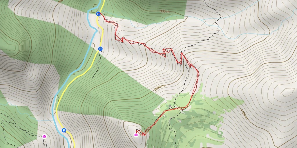 Map of the trail for Panorama du Vélodrome d'Esclangon