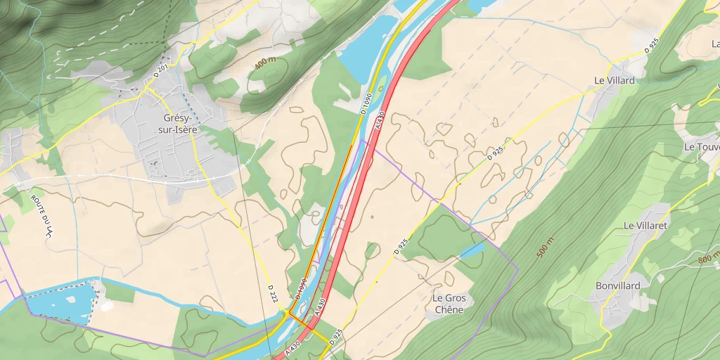Map of the trail for V62 - V62