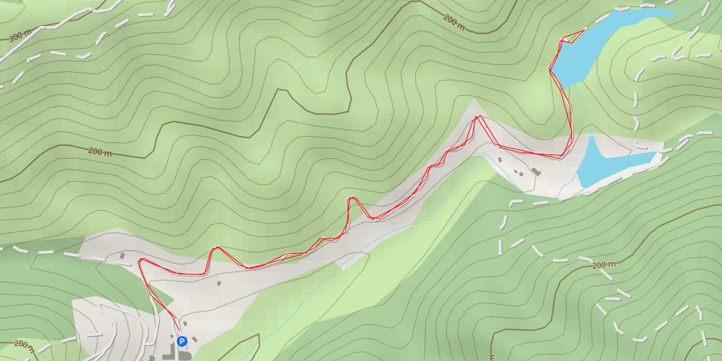 Map of the trail for Avenue de Bellevue