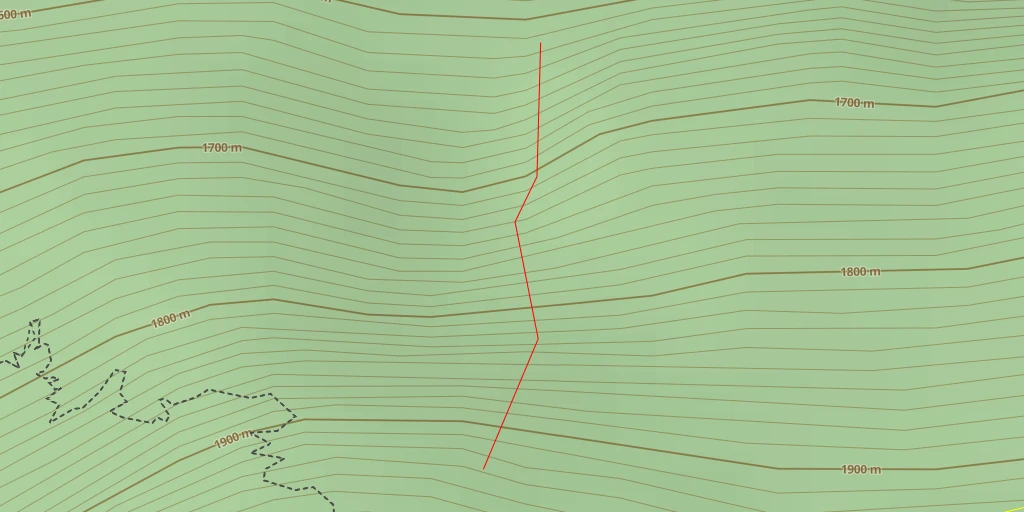 Map of the trail for La Grave - Les Fréaux La Colère du Ciel