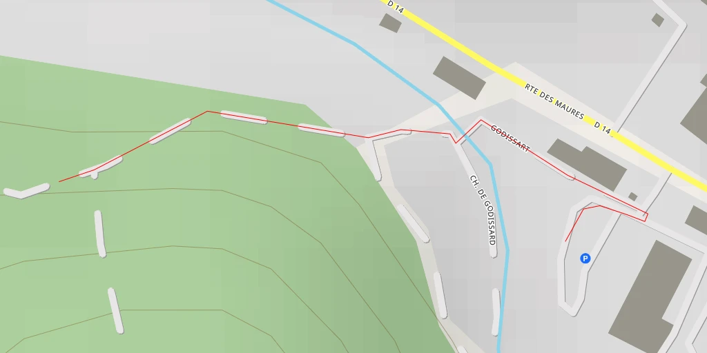 Map of the trail for sentier des harkis - sentier des harkis