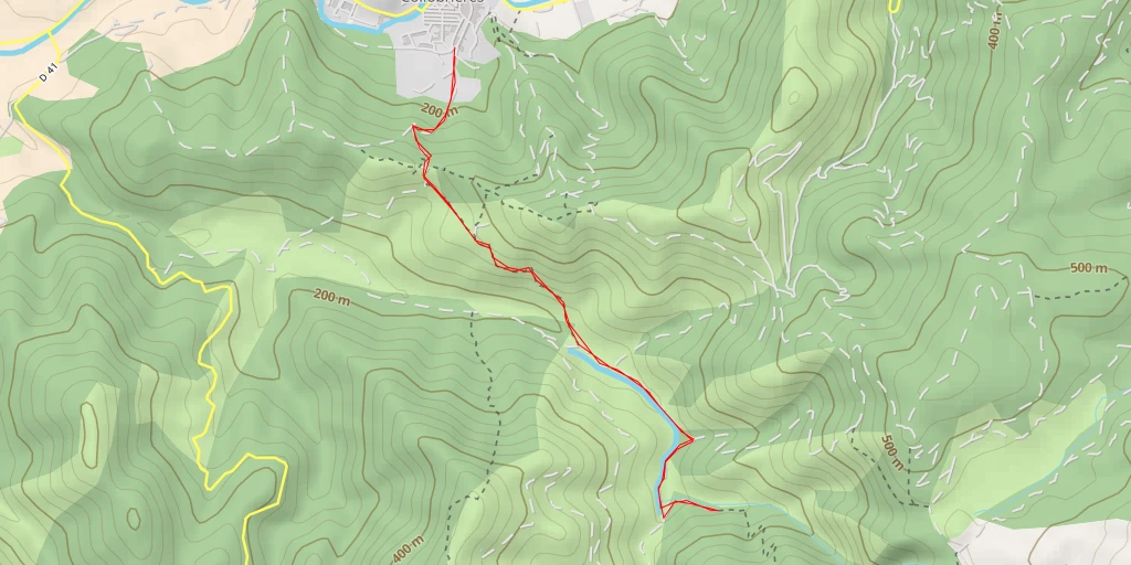 Map of the trail for Chemin de la Malière - Chemin de la Malière