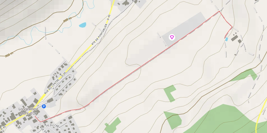 Map of the trail for Atterrissage du Gousson Longeville - Rue de l'Étoile