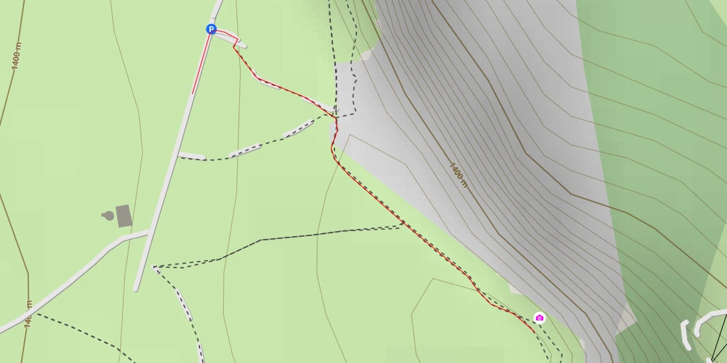 Map of the trail for Route du Mont d'Or