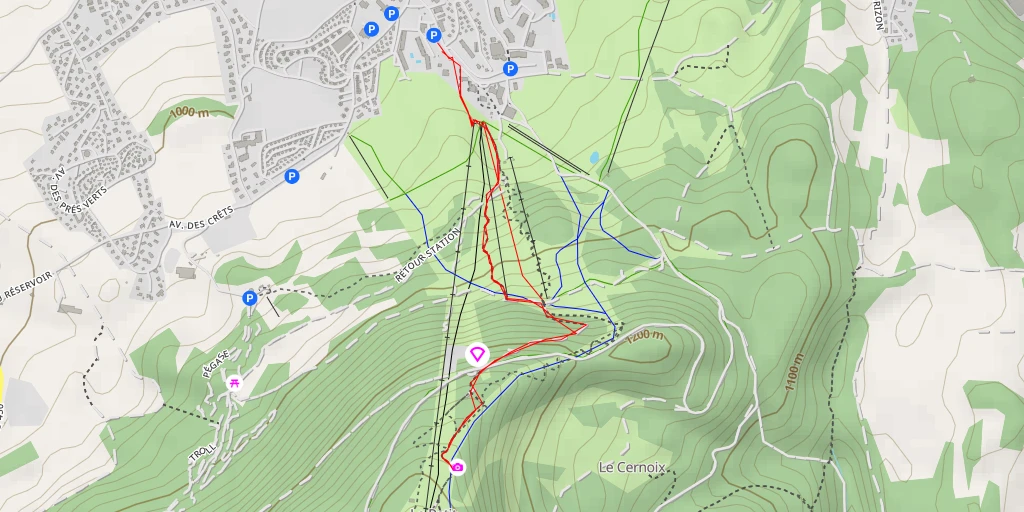 Carte de l'itinéraire :  Bike All