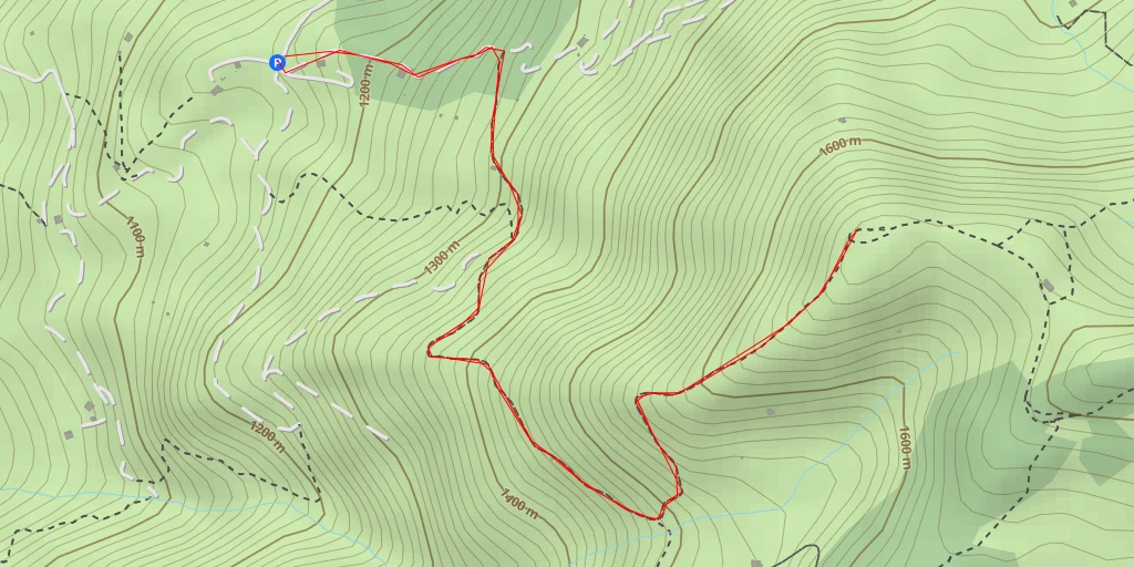 Map of the trail for Route de Glapigny