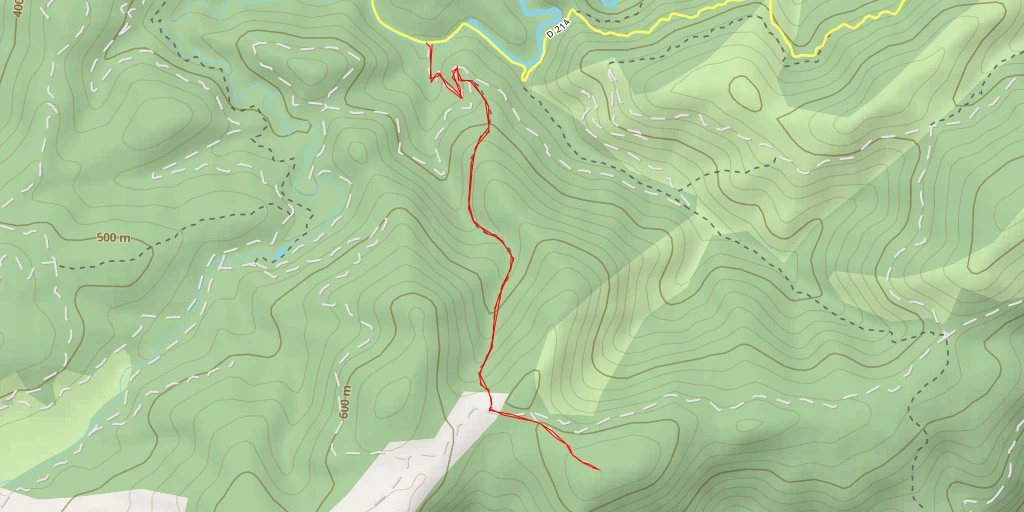 Map of the trail for Sommet du Bœuf