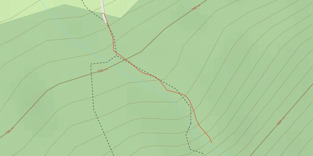 Map of the trail for Cascade de Pisse-Vache