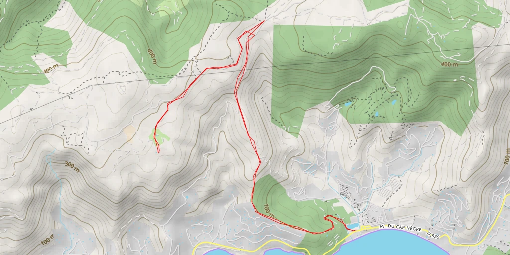 Map of the trail for Route Forestière des Crêtes - Route Forestière des Crêtes